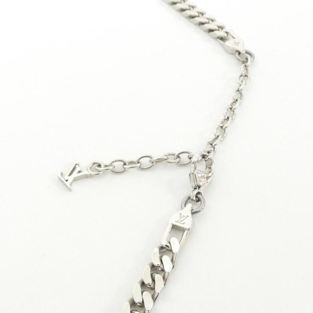 LOUIS VUITTON Silver Necklace - Picture 4 of 5